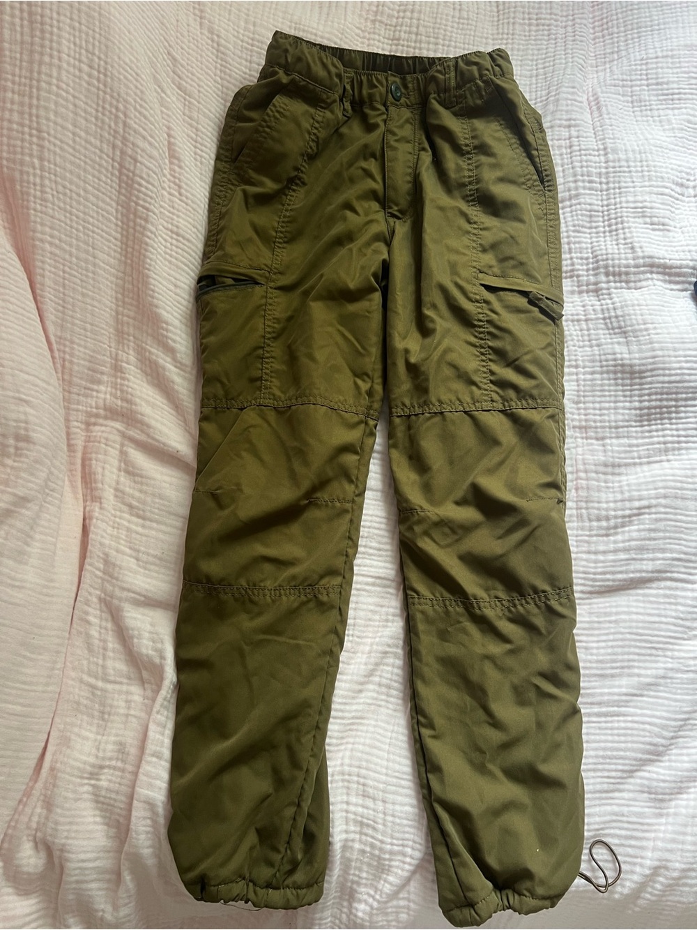 Insulated hiking pants brown
